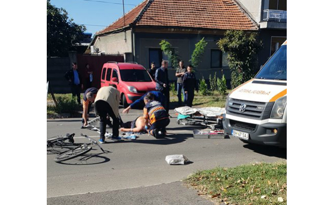 Un Biciclist A Ajuns La Spital N Urma Unui Accident Rutier Alesdonline